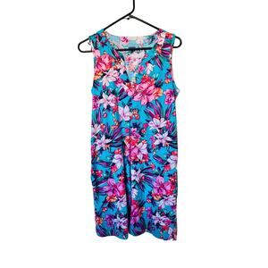 Lands End Floral Dress